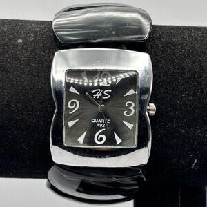 Silver & Black HS Watch